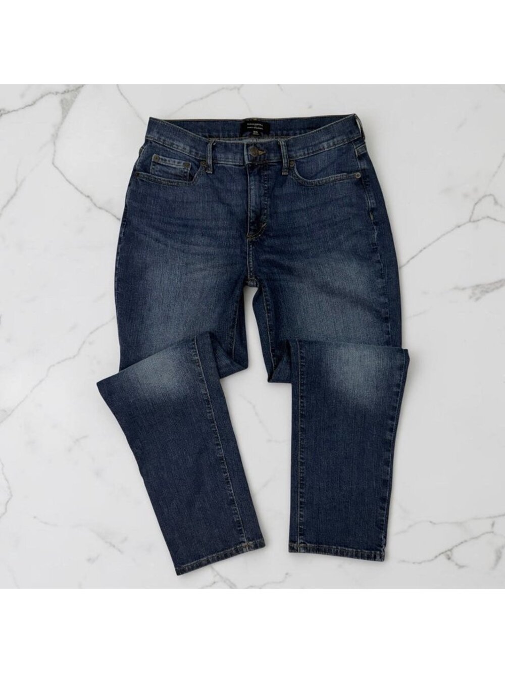 Banana Republic Curvy Girlfriend Jeans Size 28/6  Stretch Denim Ankle 536098